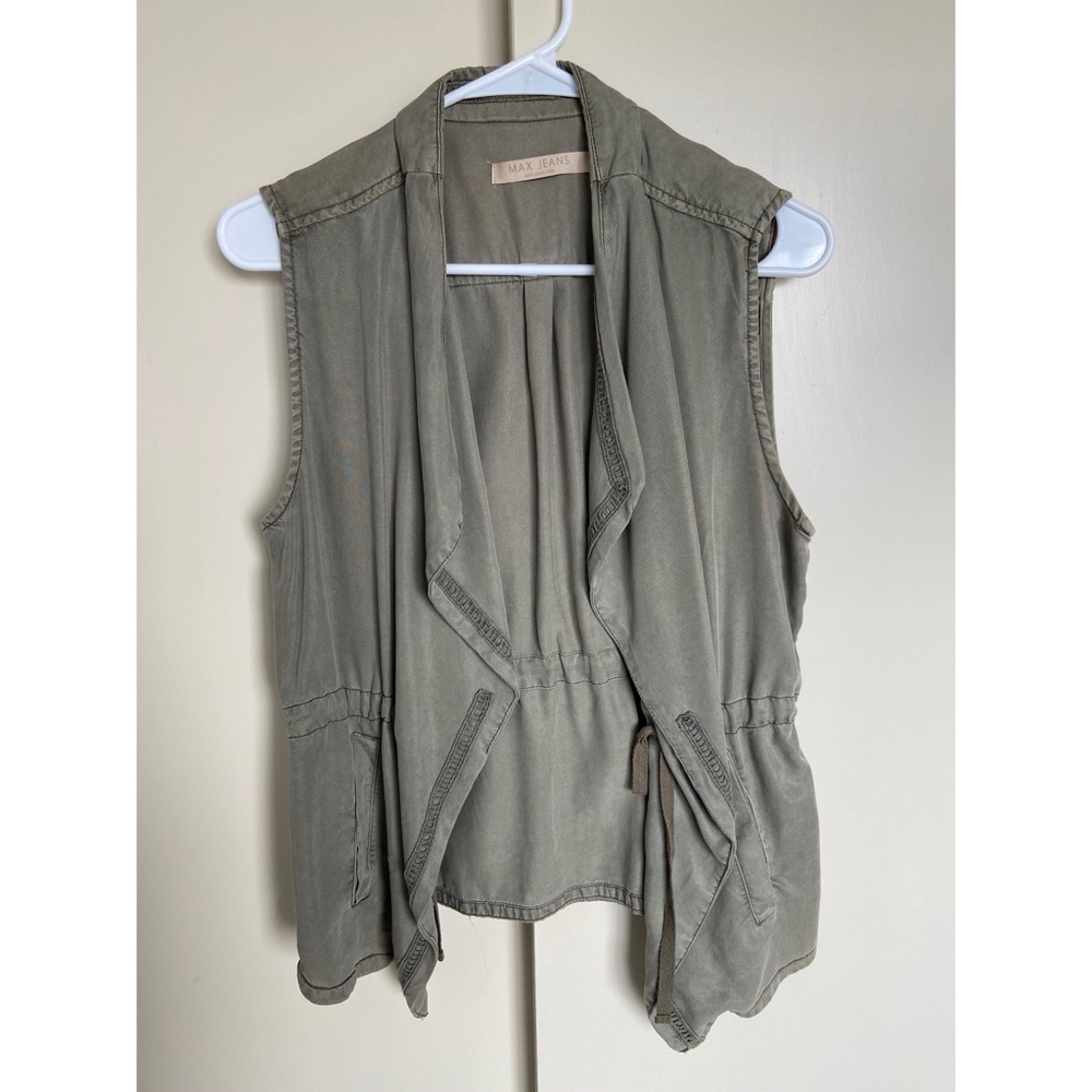 Max Jeans Drape Vest